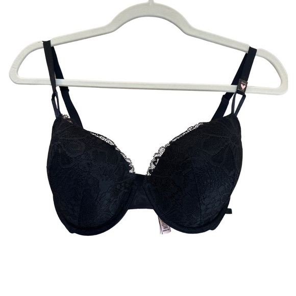 Victoria's Secret Other - Victoria’s Secret Black Lace Unlined Bra – Size 32DDD – NWT